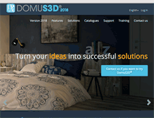 Tablet Screenshot of domus3d.it