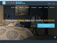 Tablet Screenshot of domus3d.com